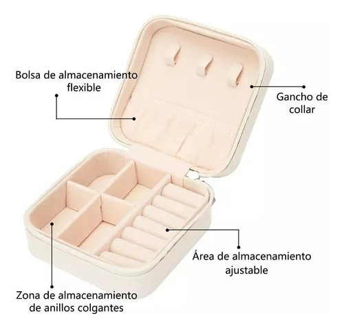 Oyero Portátil Mini Caja De Almacenamiento De Joyas