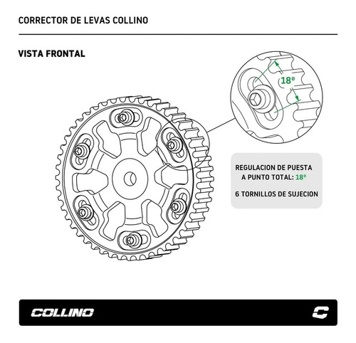 Corrector De Levas Collino Chevrolet Corsa 1.6 Rojo C-shop