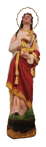 Figura Religiossa -  Santa Cecilia 30cm