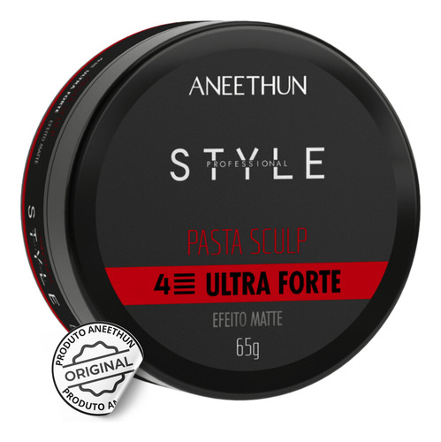 Aneethun Style Pomada Sculp Fixação Ultra Forte 65g