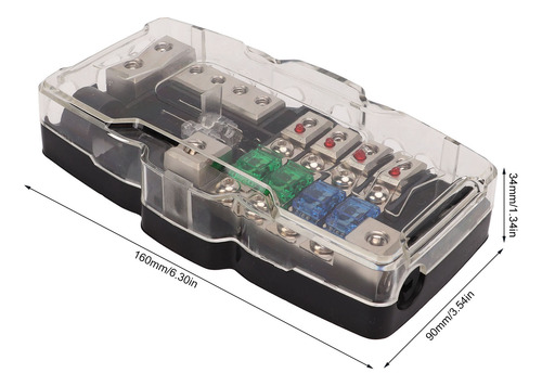 Portafusibles De Audio Para Coche, Portafusibles Estéreo Anl