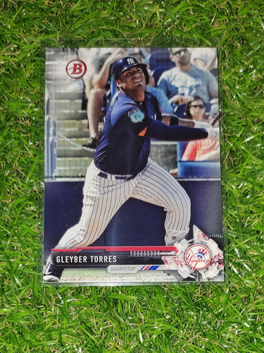 Cv Gleyber Torres Rookie 2017 Bowman Draft Yankees 