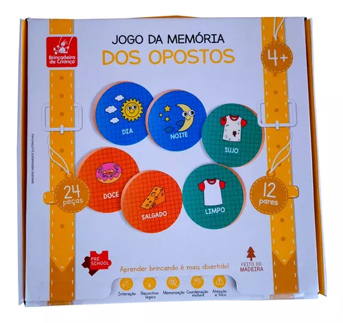 jogo educativo - Aprendendo os opostos