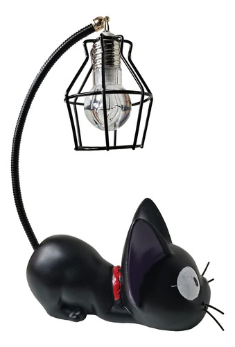 Lámpara De Resina De Gato Kiki, Lámpara De Diseño De Gato De