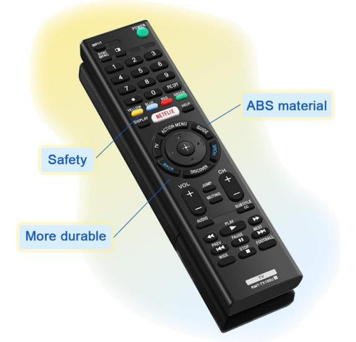 Control Remoto Para Sony Pantalla Smartv Netflix Rmt-tx100u