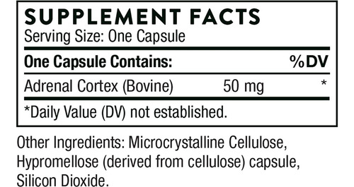 Thorne Adrenal Cortex X 60 Cáps