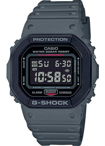Relógio Casio G-shock Masculino Cinza Dw-5610su-8dr