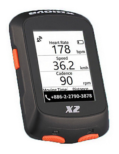 Imagem 1 de 7 de Gps Bike Xplova X2 Bluetooth Ant+ Conecta Celular Strava