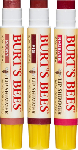 Regalo Navideño De Burts Bees Bissable Color, 3 Relucientes