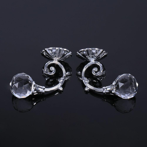 2 Cortinas De Cristal De Metal Para Ventana.