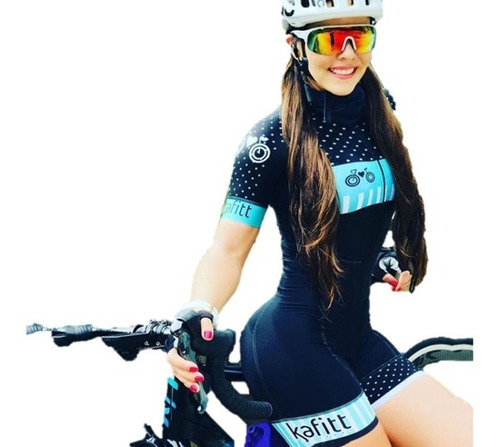 Uniforme De Ciclismo Mujer Ruta Mtb Jersey badana en gel manga larga 