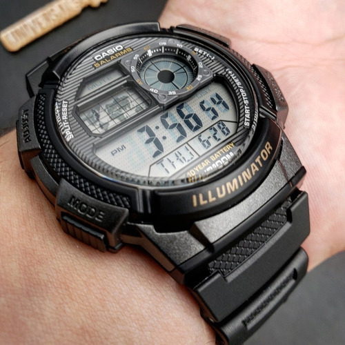 Imagen 2 de 2 de Reloj Casio Man Ae-1000w-1avdf-gris