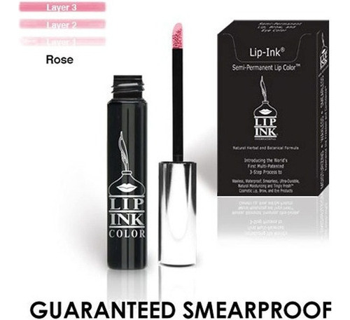 Lip Ink 100% Smearproof Trial Lip Kits, Rose