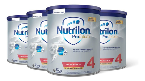 Imagen 2 de 7 de Nutrilon Profutura 4 X 800grs. 4 Unidades. Leche En Polvo.