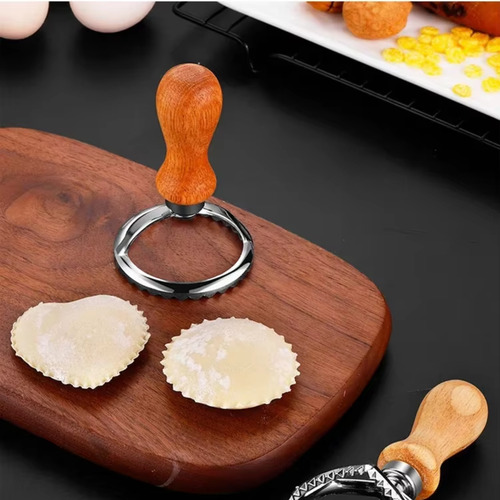 Molde Redondo 5 Cm Peq Ondulado Massas Biscoitos Confeitaria Cor Inox