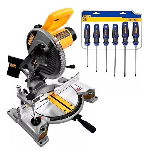 Sierra Ingleteadora Dw714 D 10 Pulgadas Dewalt+desarmadores