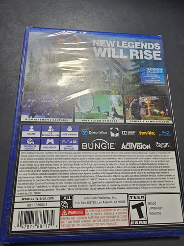 Destiny 2 Ps4 Físico Sellado - Con Expansion Pass