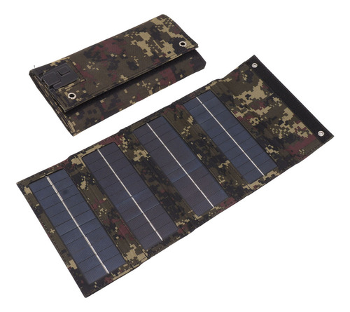 Bolsa Dobrável De Painel Solar 40w, Carregamento De 4 Dobras