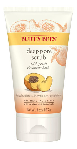 Exfoliante Facial Burt's Bees Durazno&corteza De Sauce 114gr