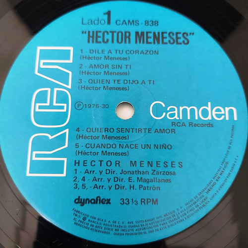Hector Meneses - Dile A Tu Corazon Lp