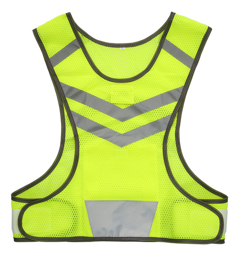 Ri Chaleco Reflectante For Correr, Andar En Bicicleta Y