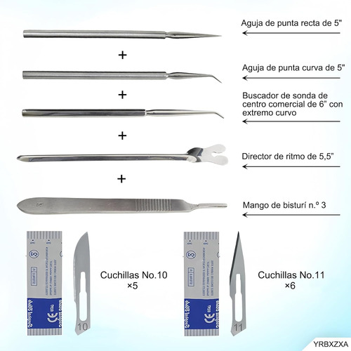 Pad Práctica Sutura E Insiciones Kit Modelos Anatomicos