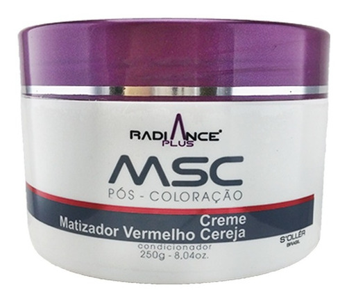 Máscara Matizadora Vermelho Cereja 250 G Radiance