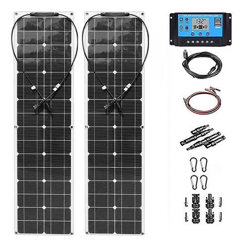 Kit Panel Solar Flexible Vatio Voltio Monocristalino