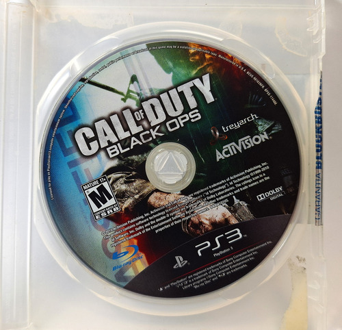 Call Of Duty Black Ops Para Ps3 - Solo Disco (Usado)