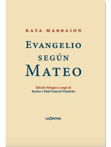 Libro Evangelio Segun San Mateo