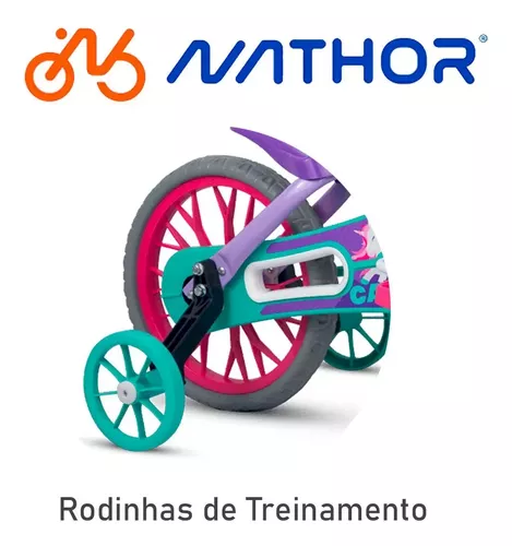 Bicicleta Infantil Aro 12 Barbie com rodinhas Caloi 3+