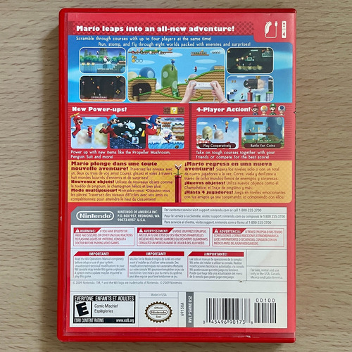 New Super Mario Bros. Super Mario Wii A (Usado)