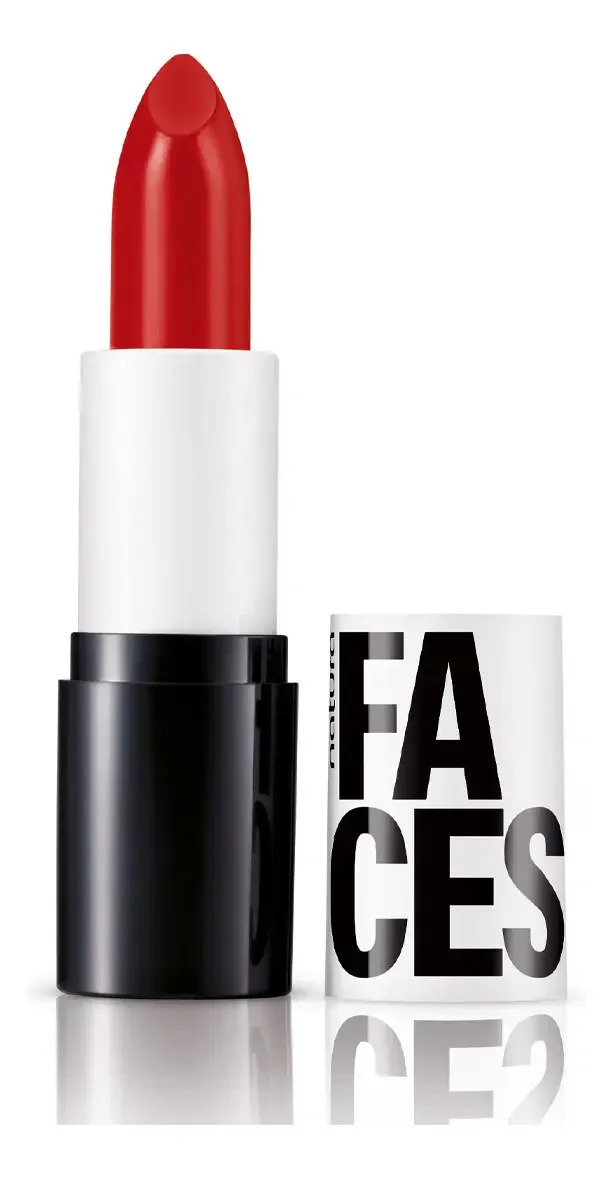 Natura Faces - Batom Cremoso Multimix - Cores Cor Rock N Red