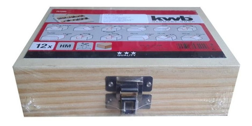 Imagen 3 de 6 de Juego De Fresas Kit Set Para Router 12 Piezas Madera Tupy
