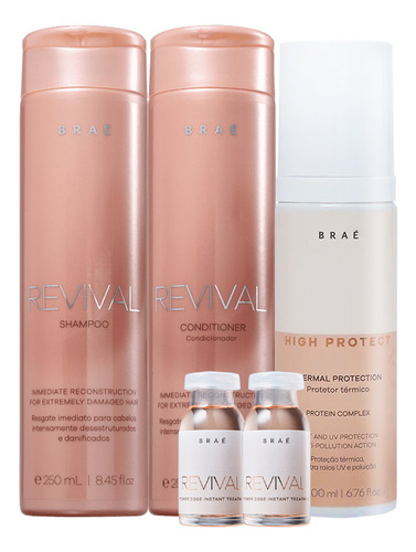 Kit Braé High Protect Thermal Revival Duo E Ampola