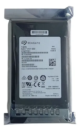 Ssd Servidor Dell 7.68tb 2.5 Sas 12g R440 R540 R640 R740 R450 R550