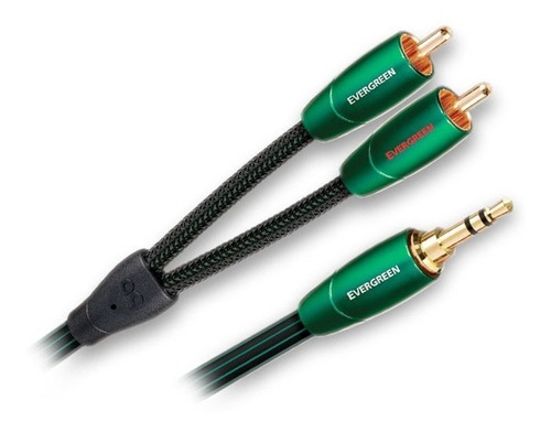 Cable Audio 1mt.plug 3.5 A 2 Rca Audioquest Evergo1mr
