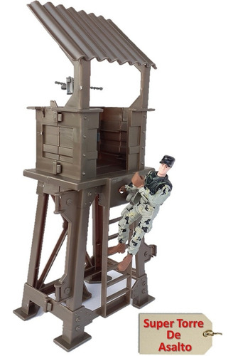 Nuevo Muñeco Soldado Articulado Grande Fuerte Militar Guerra