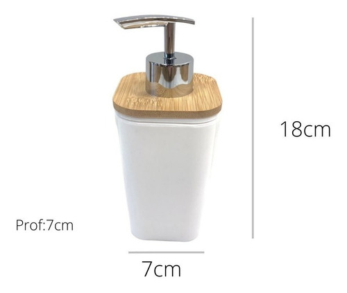 Imagen 2 de 6 de Dispenser Jabon Liquido Baño Premium