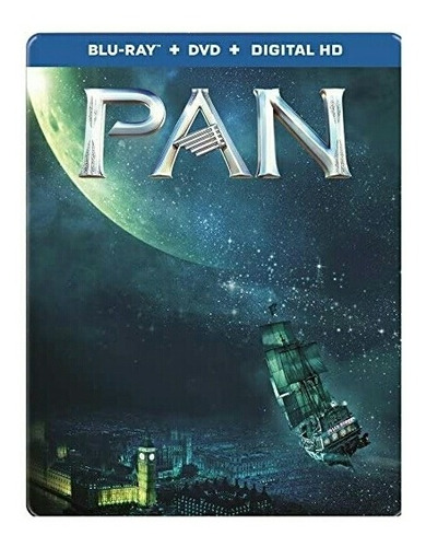 Peter Pan 2016 Blu Ray Steelbook Película Nuevo
