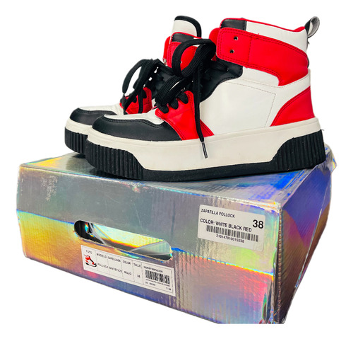 Zapatilla 47 Street Botita Urbana Plataforma - Impecable!!!! (Usado)