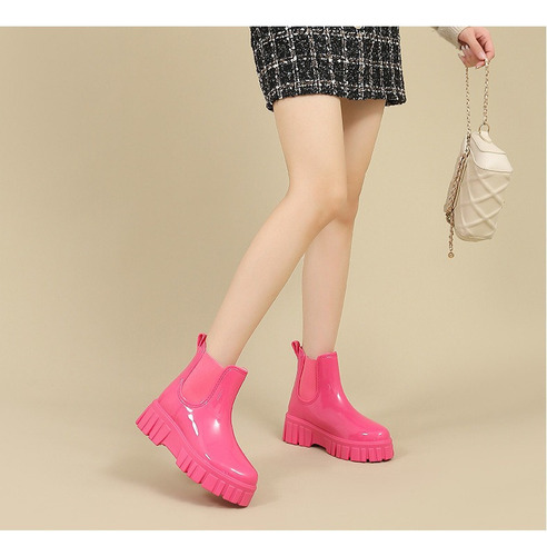 Botas De Lluvia Impermeables Y Antideslizantes Para Mujer