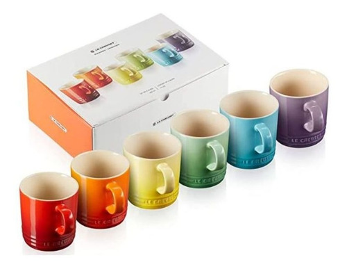 Caneca Le Creuset Gift 2 Capuccino Cerâmica 200ml 6 Und