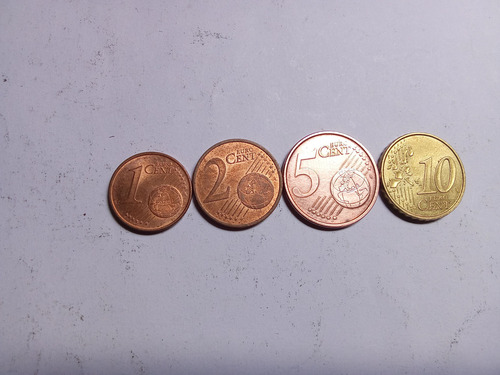 Moeda Euro Cents Europa. (Usado)