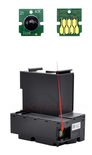 Chip Caja Mantenimiento Compatible Epson T04d1 L4150 L6190 