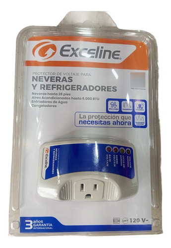 Protector De Voltaje Exceline Neveras / Refrigeradores 110v