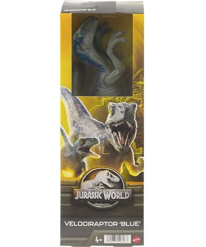 Juguete Dinosaurio Jurassic World, Velociraptor Azul 12 