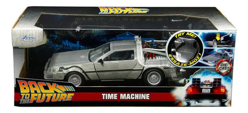 Bttf - Máquina De Tiempo Parte I Con Luz 1/24 Vehículo Fundi