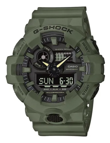 Reloj G-SHOCK GA-700-7A Resina Hombre Blanco - Btime