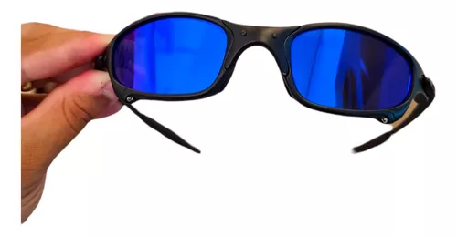 Oakley Juliet Blue Ocean - Carbon (Borracha Azul)